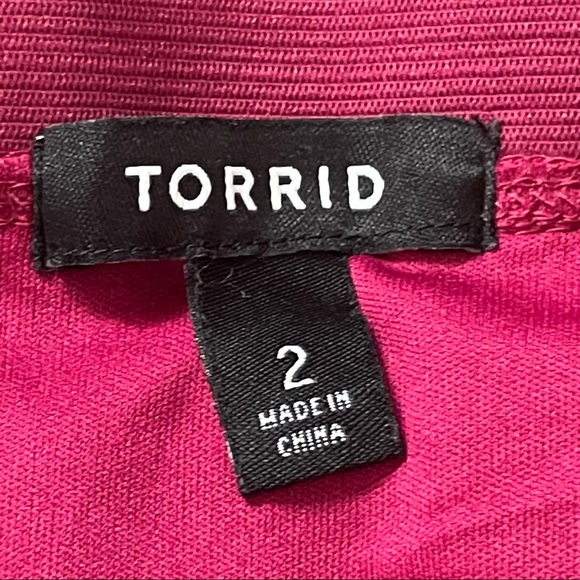 Torrid Burgundy‎ Striped Sheer Flared Skater Skirt Size 2X - Picture 9 of 12